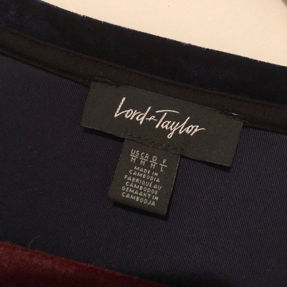 Lord & Taylor Crushed Velvet Shirt - Picture 4 of 4